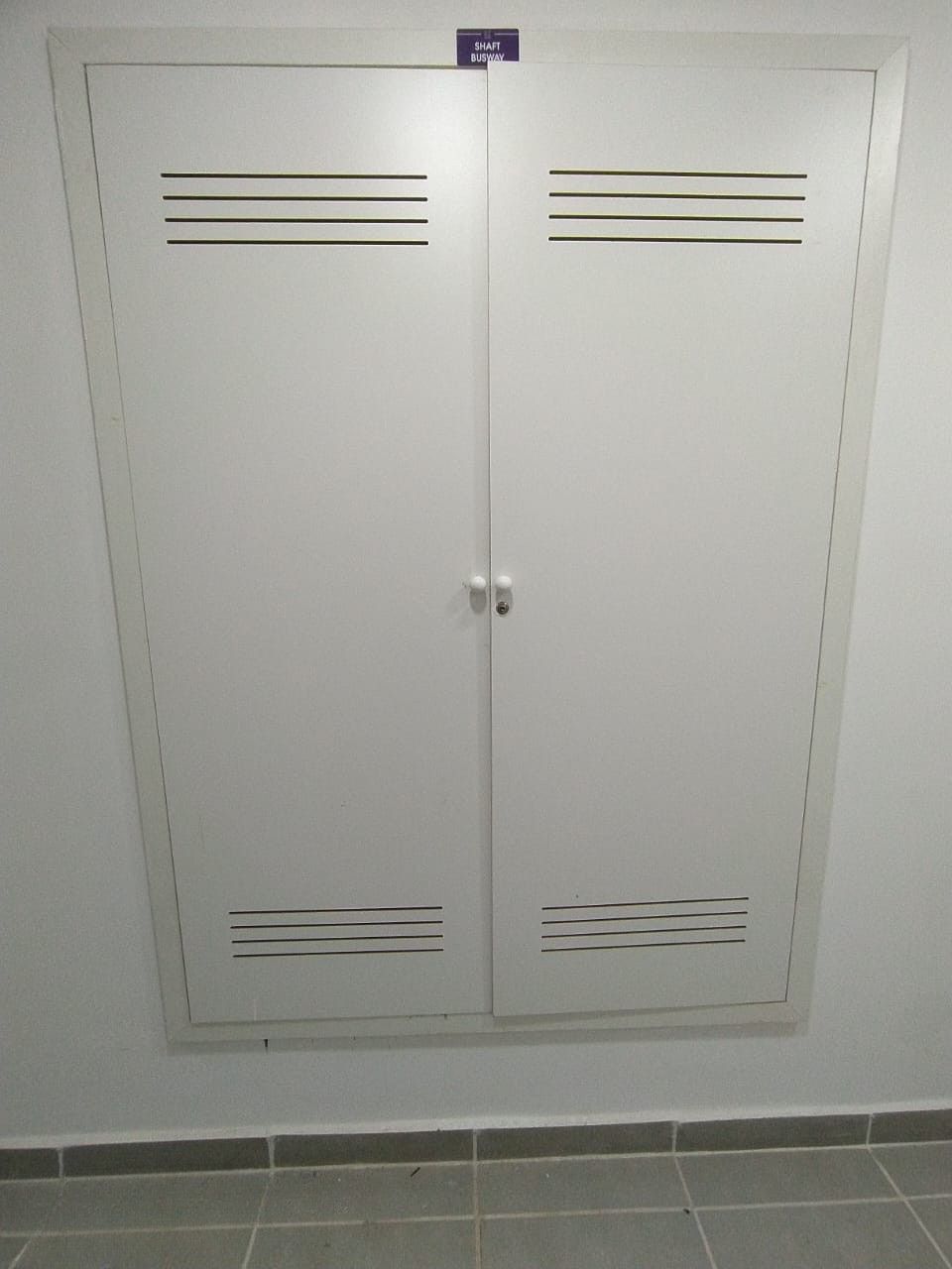Porta shaft instalada pela Master, obra 18